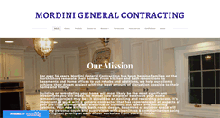 Desktop Screenshot of mordini-contracting.com